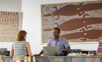 Obi Obiawuchi staff Songlines Darwin Art Gallery