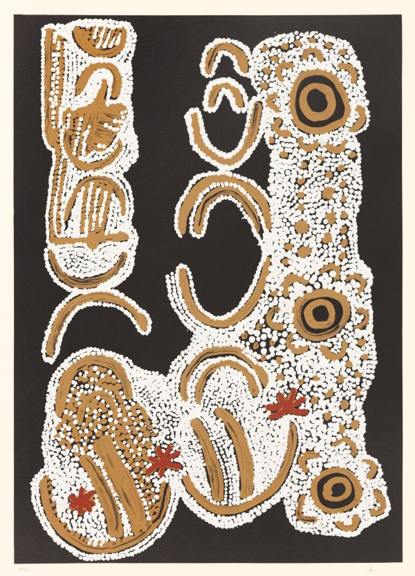 Rosie Tasman Warlpiri art Love Magic print Songlines Darwin