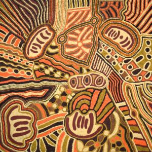 Songlines Janet Forbes fabric Papulankutja