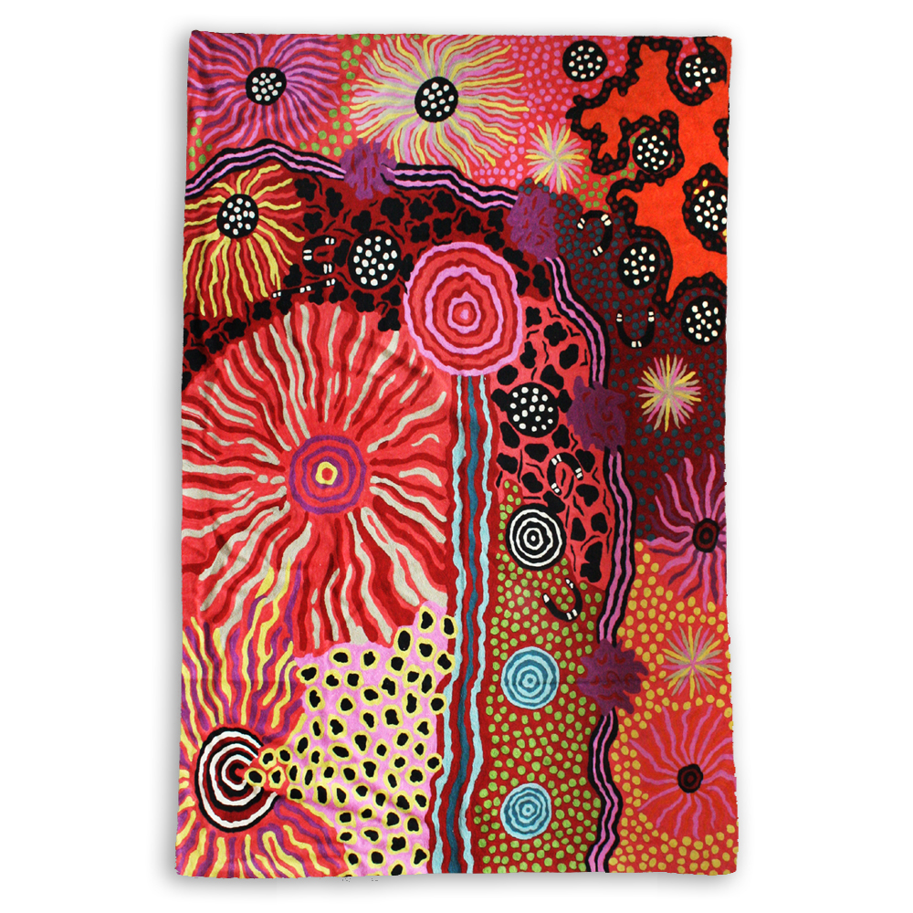 Damien & Yilpi Marks - Dry Season - Kilim (XL)