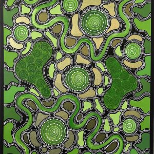 Marie Napurrulla - Grandmother's Journey (emerald)