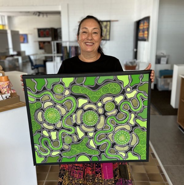 Marie Napurrulla - Grandmother's Journey (emerald) - Image 2