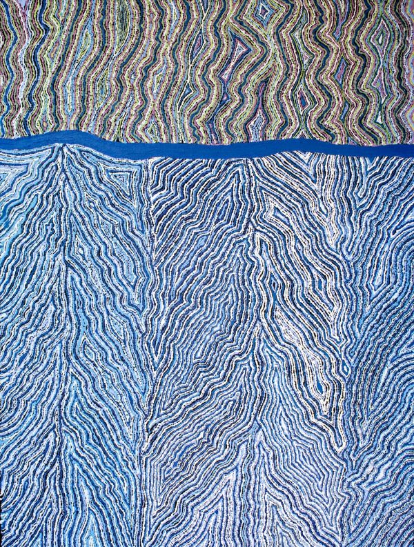 Sharon Doolan Papulankutja Artists Aboriginal art painting dots Flying Fox Fabrics