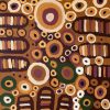 Fabric Paula Lyons Flying Fox fabrics Songlines Darwin
