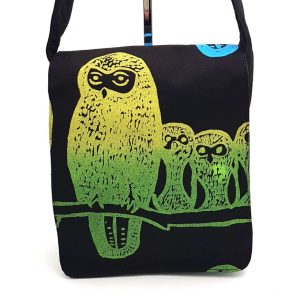 Clare Jongmin Owl Songlines Flying Fox Fabrics Chris bag