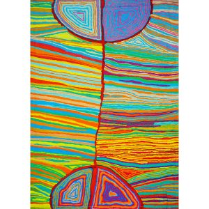 Judy Watson - Snake Vine Dreaming Aboriginal artist Songlines Arts Darwin.