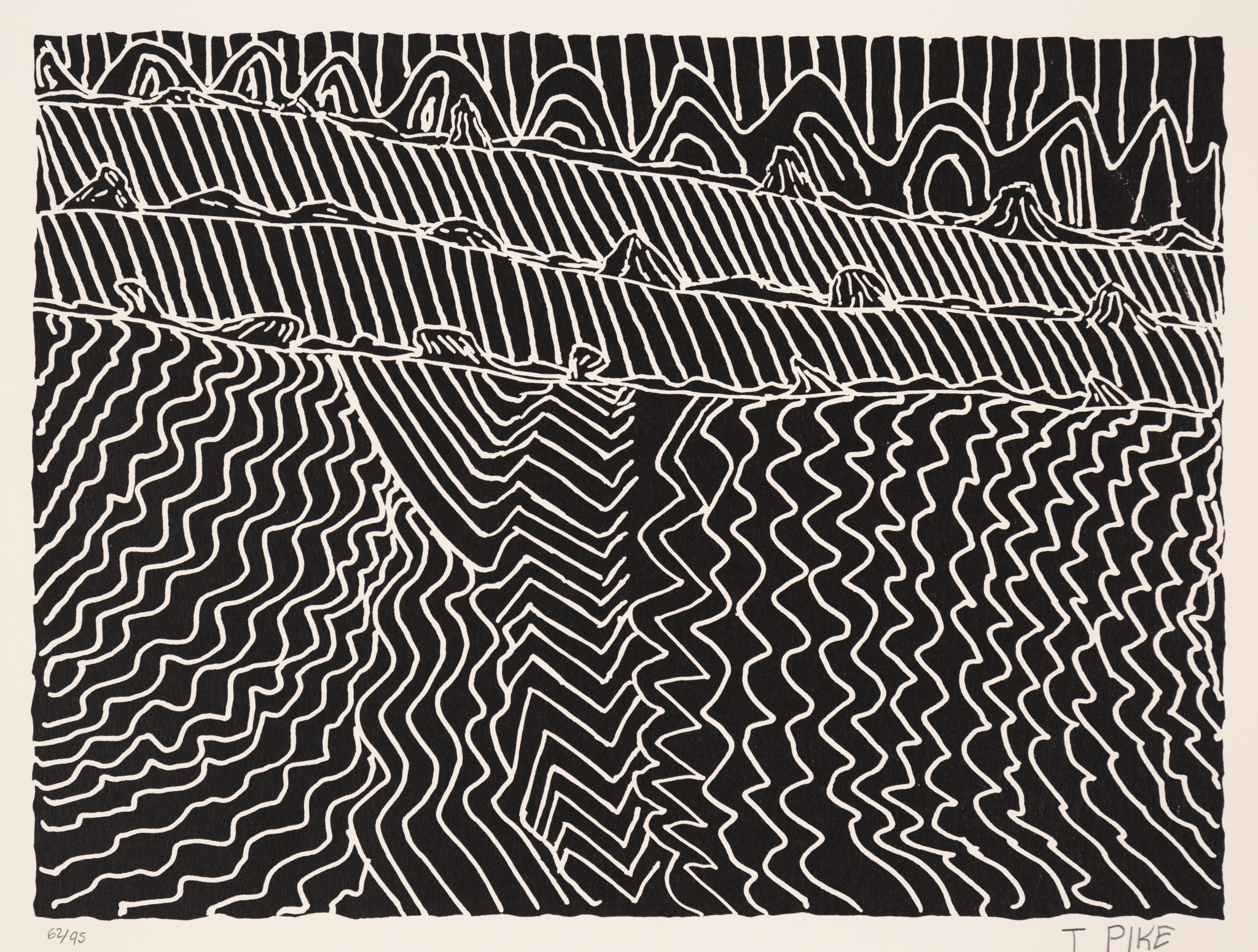 Jimmy Pike - Sand Hills - Songlines Australia | Aboriginal Art Darwin