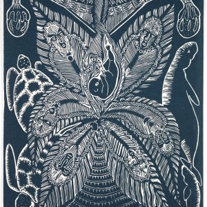 Anne Gela Torres Strait artist print Songlines Darwin Fertility