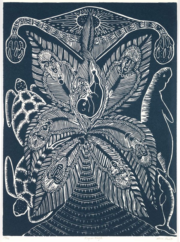 Anne Gela Torres Strait artist print Songlines Darwin Fertility