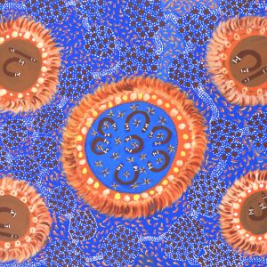 Janet Lane Papulankutja Seven Sisters Aboriginal art Songlines Darwion