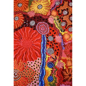 Damien & Yilpi Marks from Central Australia. Aboriginal artist Songlines Arts Darwin