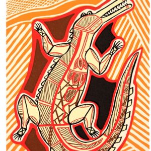 Doris Gingingarra Crocodile print