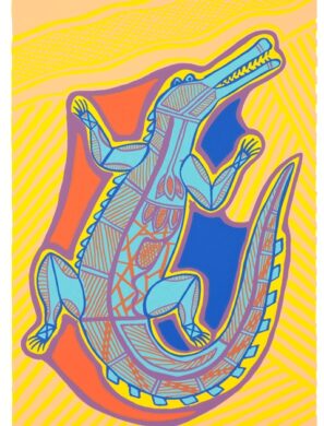 Doris Gingingara - Crocodile - Spring - Songlines Australia