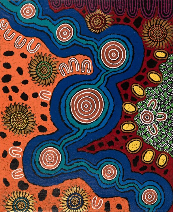 Vanessa Charles desert Aboriginal dot painting Songlines Darwin