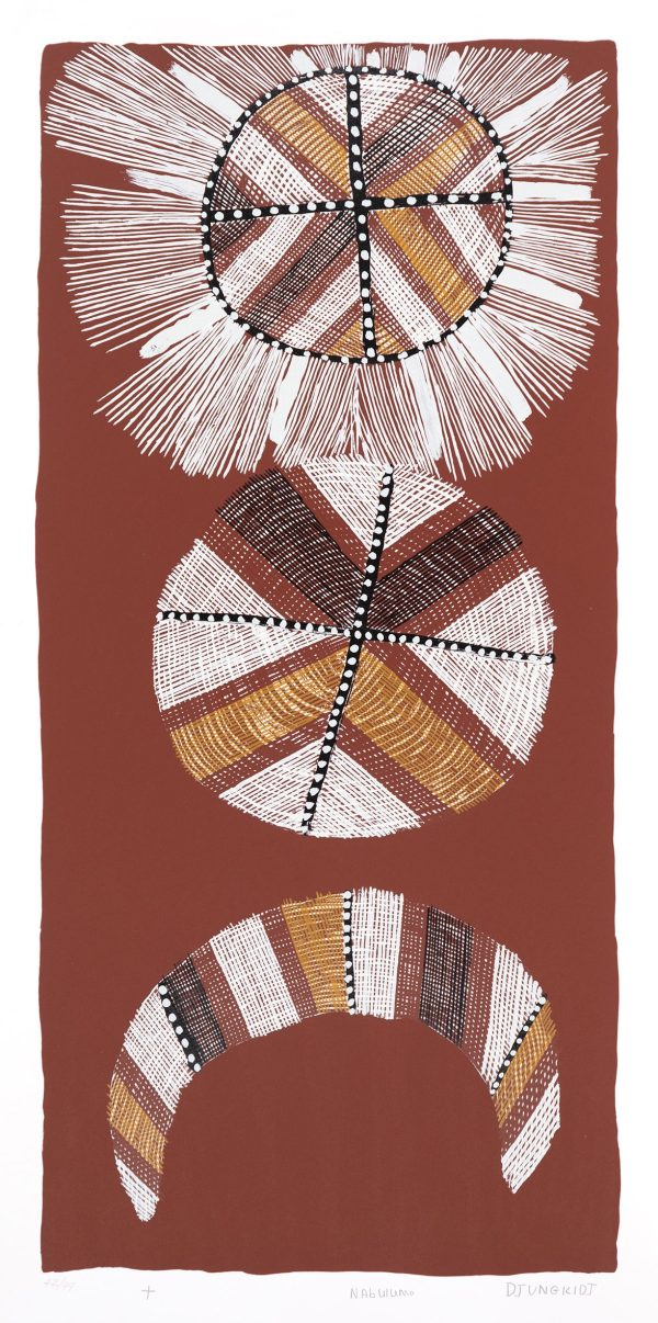 Mick Kubarkku Kuninjku Aboriginal Artist print Songlines Darwin