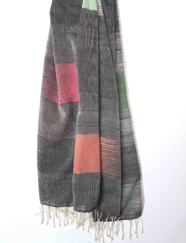 Songlines scarf hand woven Cambodia cotton