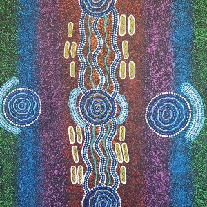 Zeza Nampijinpa Egan Aboriginal artist water dreaming Songlines Darwin