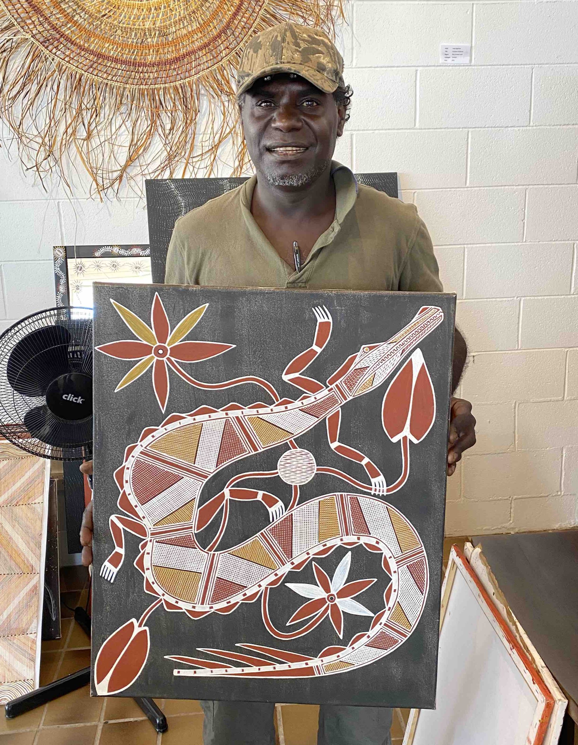 Allan Namaniyuo Aboriginal artist songlines Darwin