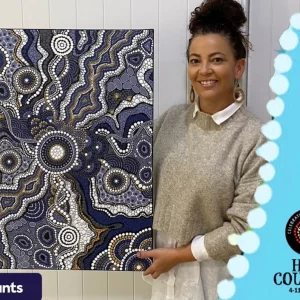 Aboriginal artist Bianca Gardiner Dodd