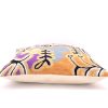 wool hand embroidered cushion cover designed by Paddy Japaljarri Stewart of Warlukurlangu Artists in Yuendumu and made by Better World Arts. Available from Songlines Gallery Darwin