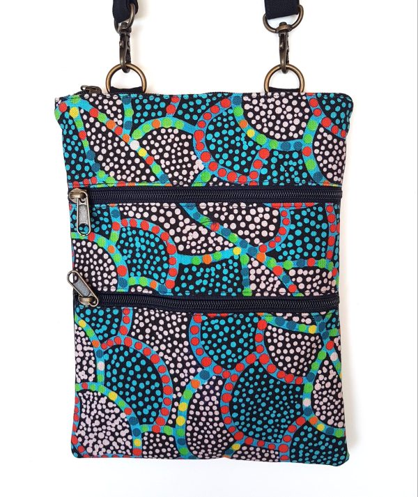 Serena Warlu bag Flying Fox Fabrics Songlines Darwin Aboriginal art